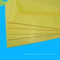 Peças de usinagem de placa de fibra de vidro epóxi amarela